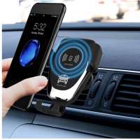 10W QI Wireless Fast Charger Car Mount Holder Stand For iPhone XS Max Samsung S9 For Xiaomi MIX 2S Huawei Mate 20 Pro Mate 20 RS